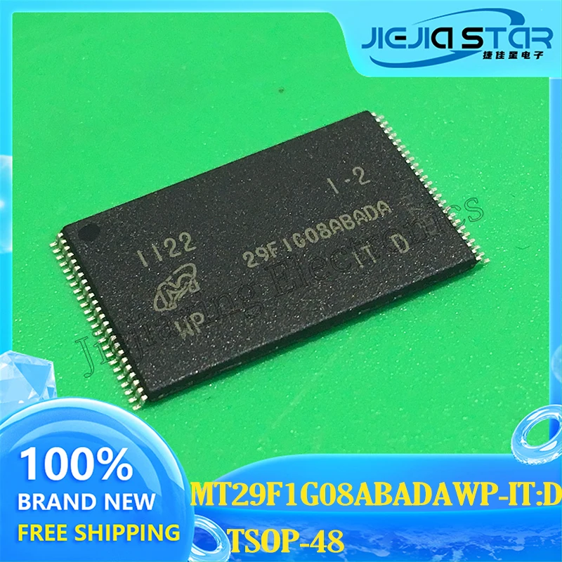 MT29F1G08ABADAWP-IT:D 29f1g08abada TSOP-48 1Gb Nand Flash Geheugenchip 100% Gloednieuwe En Originele Ics