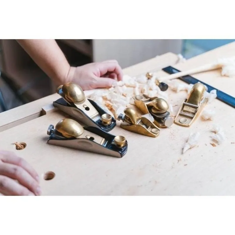12 degrees 20 degrees low angle short planer mini European planer woodworking hand push musical instrument model open tenon