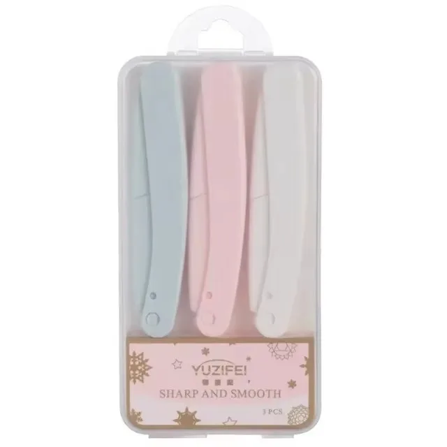 1/3pcs Pocketknife Profile per sopracciglia Rimozione dei capelli Sopracciglio Shaper Rasoio epilatori facciali Trimmer sopracciglio per le signore Viso