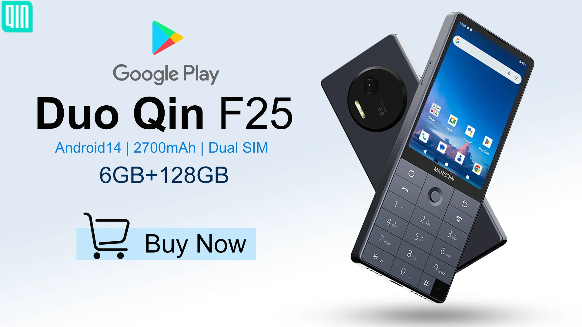 Google Available Global Version Duoqin F21 Pro Android 11 Mini Smart TouchScreen 4G Mobile Phone