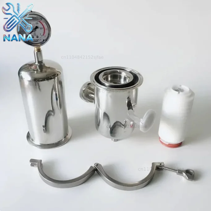 Finished stainless steel steam filter Titanium rod filter Compressed air sterilization filter 0.22