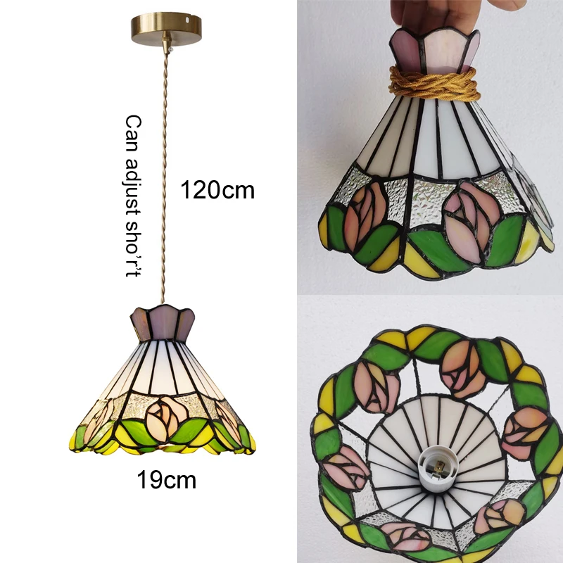 Retro Tiffany kroonluchter plafondlampen woonkamer hanglamp decoratie eetkamer slaapkamer keuken loft hanglamp