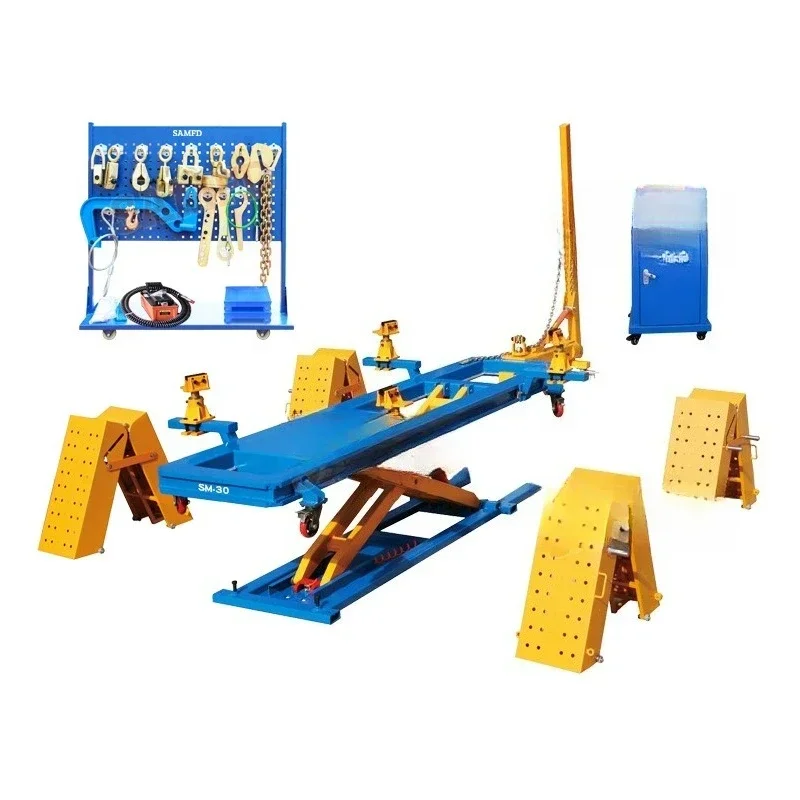 Automobile girder calibrator frame sheet metal maintenance platform vertical lifting body sheet metal