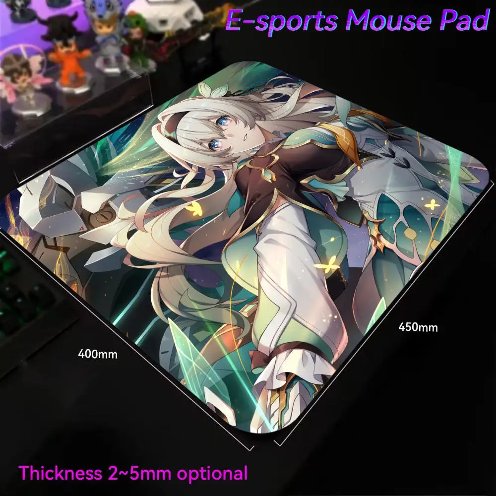 Honkai Star Rail Firefly Mouse Pad Desk Mat Large Offices Accessories Small Escritorio Gabinete Gamer Pc  450x400 Mouse Pad