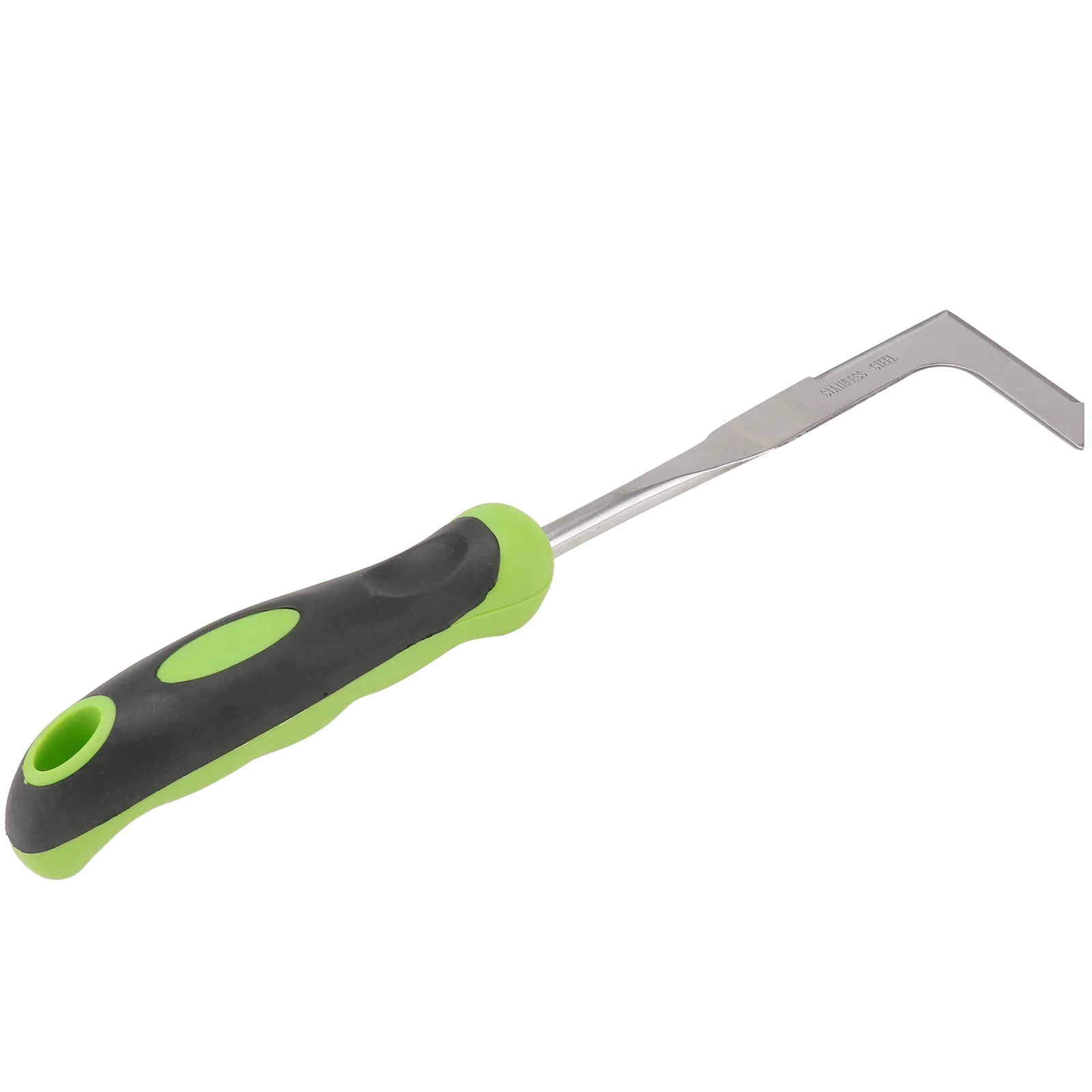 庭の除草ツール 耐久性のあるステンレス鋼 プラスチックハンドル ポータブルパティオ除草機 コケ除去ツール パティオ除草機