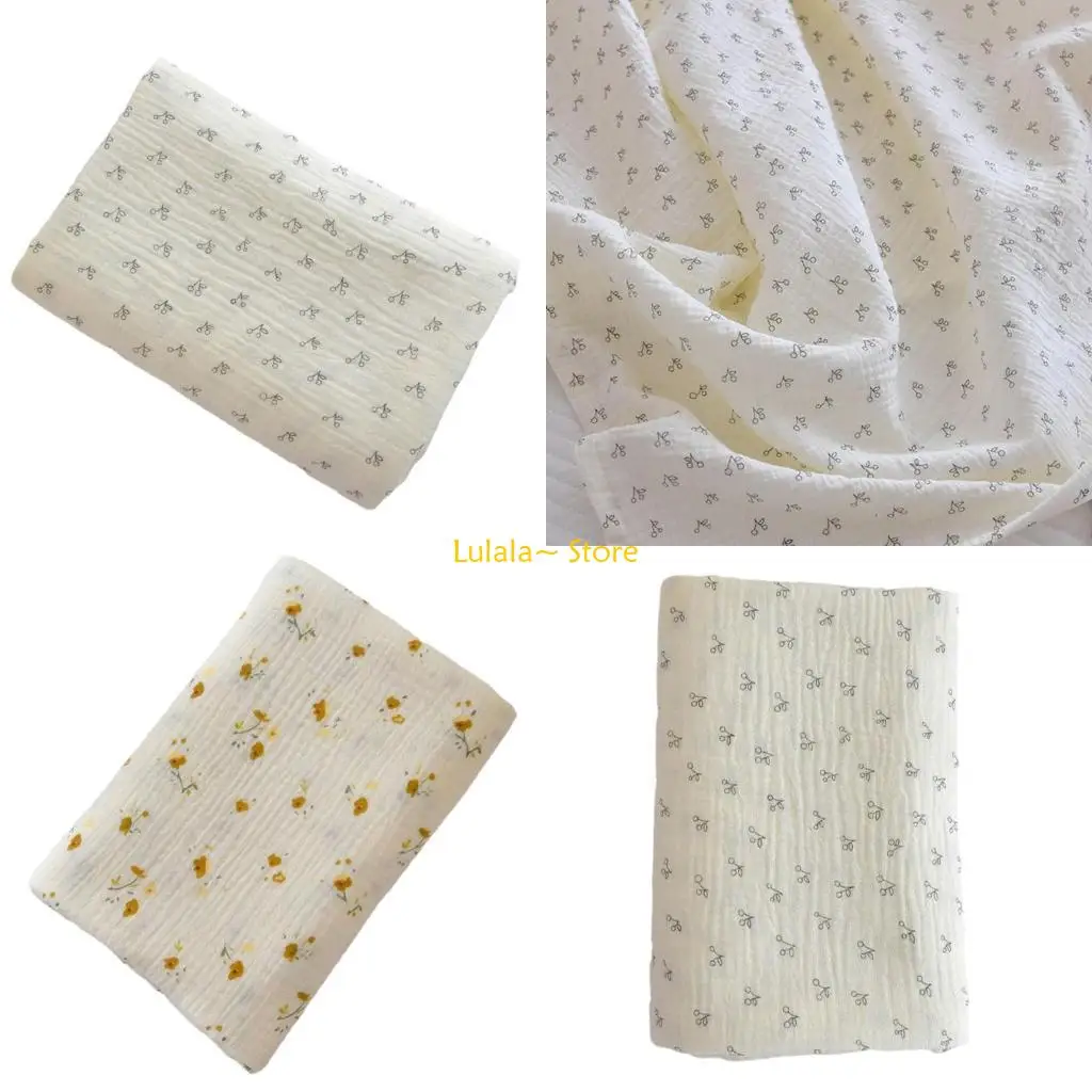 Y4QA 100x100cm Baby Blanket Swaddles Wrap Comfortable Bath Towel Soft & Breathable
