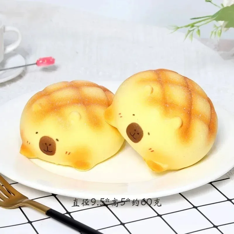 1-20PCS Capybara Pineapple Bag Pinch Music Simulation Slow Rebound Pinch Fun Stress Relief Toys Children's Gifts Party Favours