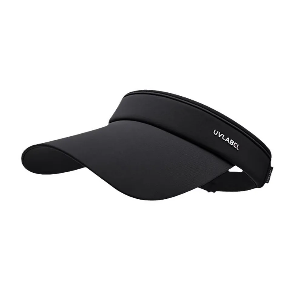 Summer Breathable Sun Hat Anti-UV Quick-drying Sports Visor Empty Top Adjustable Tennis Hat Running