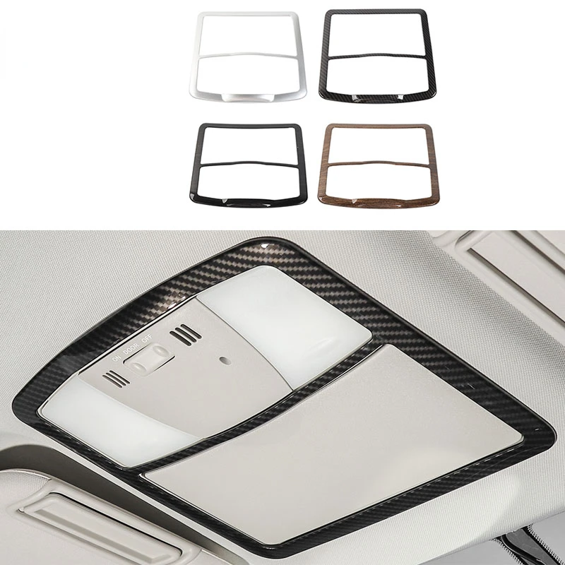 

Carbon Fiber Color Reading Light Lamp Cover Interior Mouldings Styling Fit for Nissan Patrol Y62 2017 2018 2019 2020 Accessories