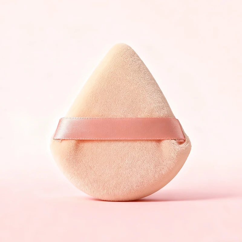 3pcs 삼각형 파우더 퍼프 페이스 메이크업 스펀지 소프트 벨벳 코스메틱 퍼프 블렌더 뷰티 파운데이션 스펀지 메이크업 액세서리