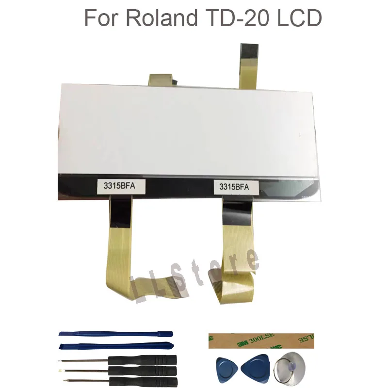 Tested New For Roland TD20 TD12 LCD Display Digitizer Sensor Panel Assembly With Service Tools