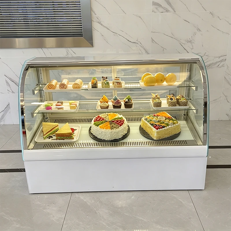 Belyoo Desktop Cake Display Refrigerator Small Bakery Suitable For Food Trailer Use