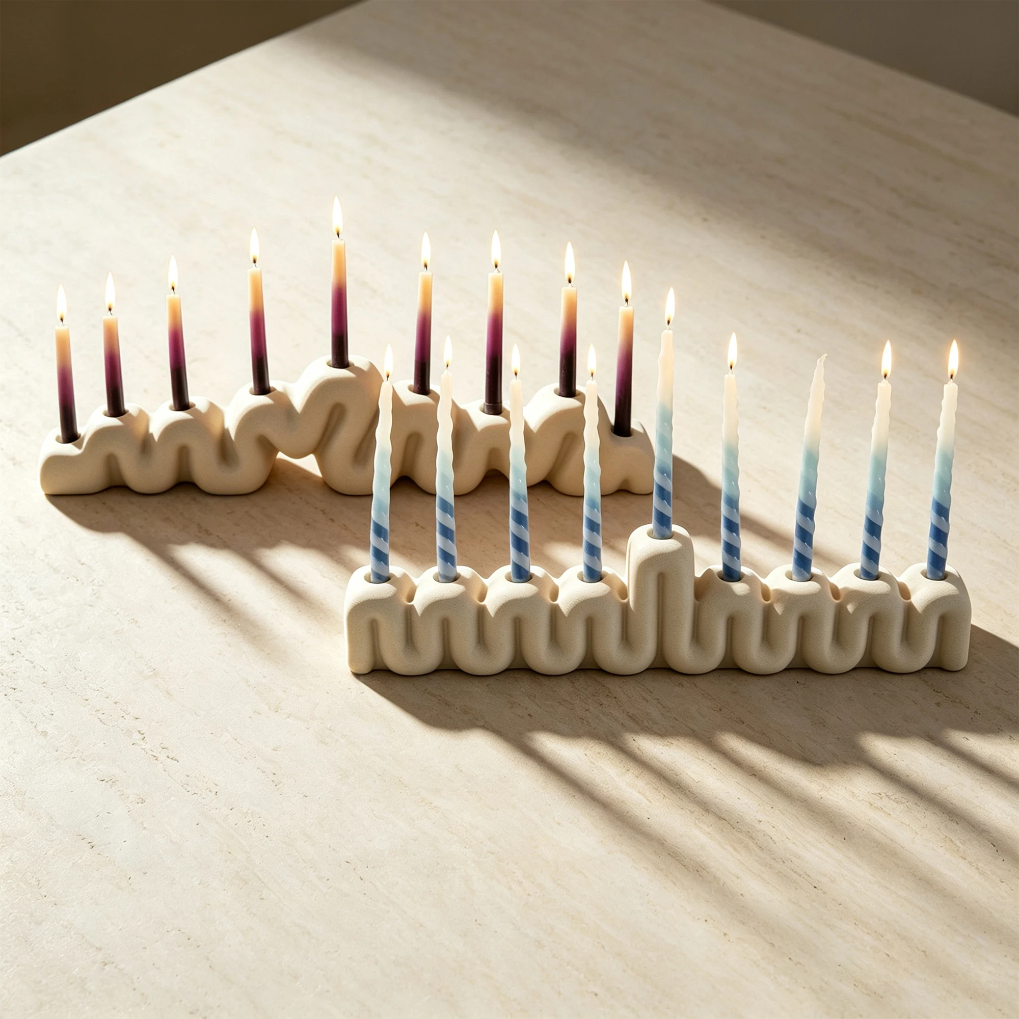Candle Quotes - Molde de Silicone para Menorá de
