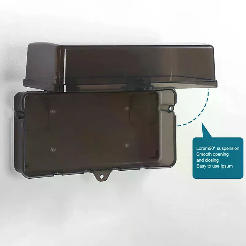 Outdoor Electrical Boxes Waterproof Cable Management Box Rain-proof Weather Proof Plug Box Waterproof Box for Wiring Board