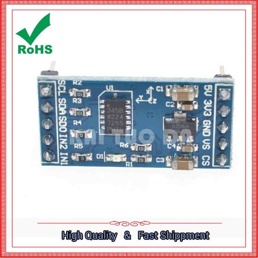 ADXL345 IIC / SPI Digital Inclination Sensor Acceleration Module Board