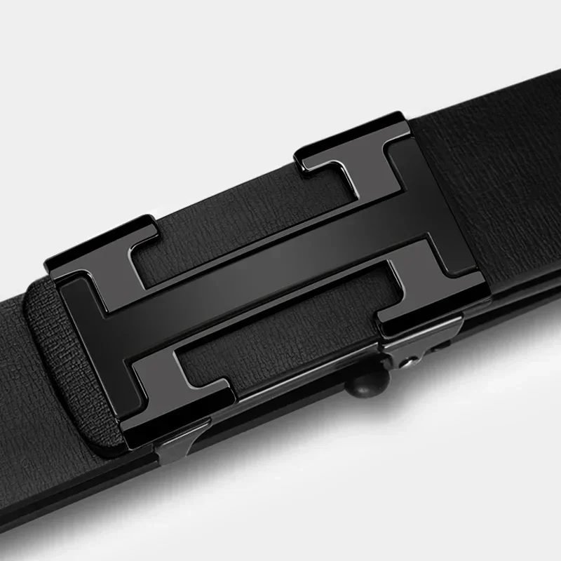 

2024 New Wide 34mm Male belt Famous Style Metal Buckle Brand Men Belt Genuine Leather business Luxury Belts for Men Strap jeans