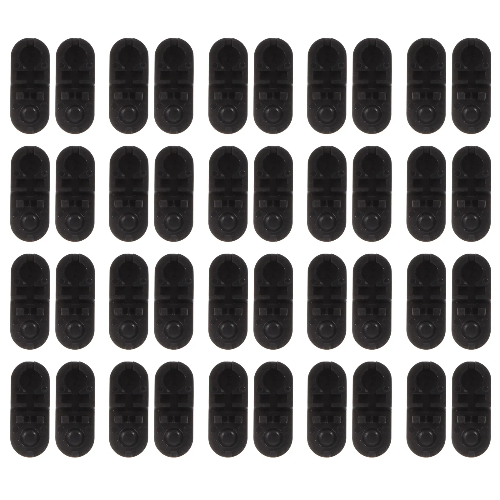 

25pcs Pull Bead Connector Cord Beaded Clip Plastic Curtain Replacement Parts Vertical Blinds Accessories Standard