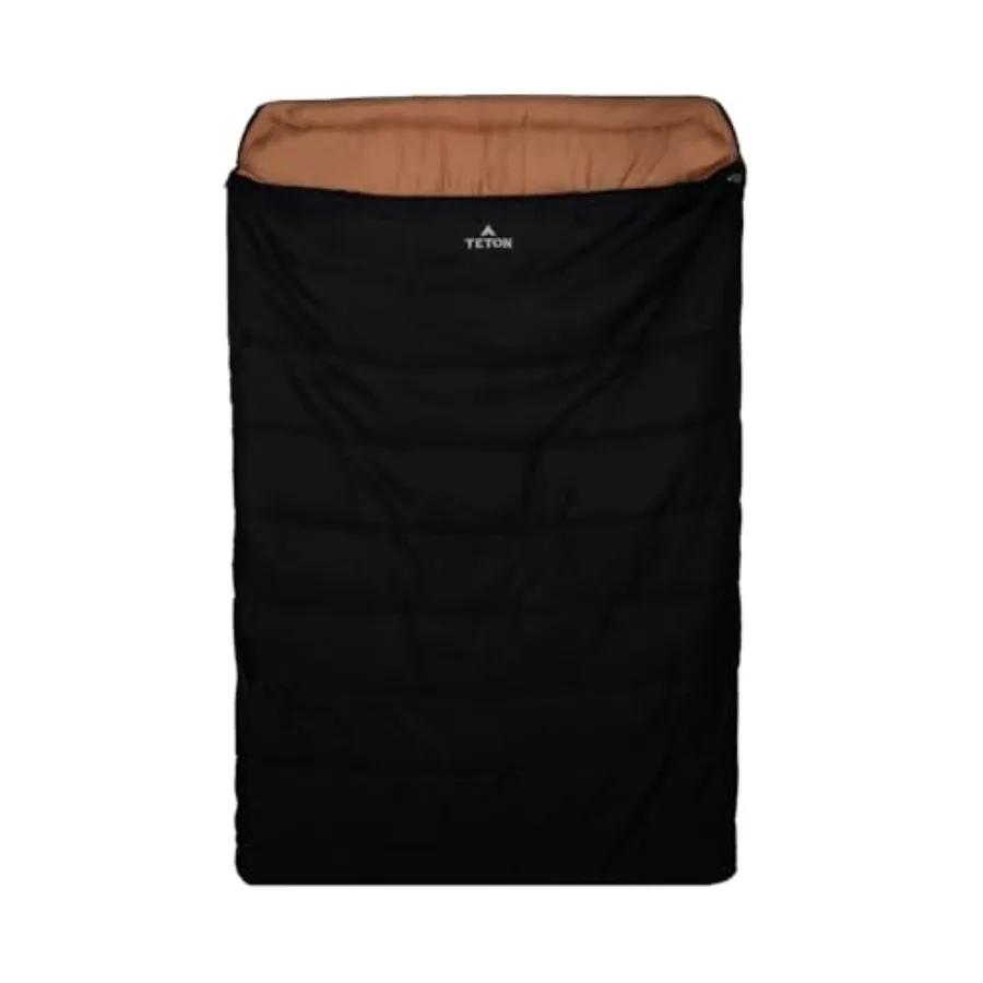 

Queen Size Double Sleeping Bag- A Warm Bag The Whole Family can Enjoy – Great for Camping, Hunting and Base Camp. Compression Sa