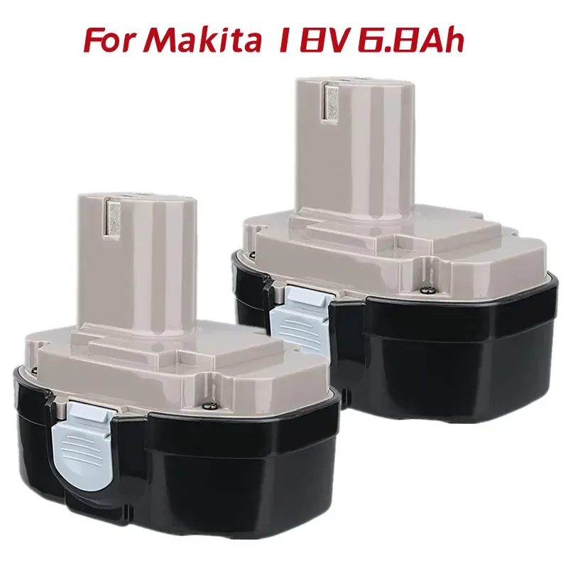 Bateria Ni-MH para Makita PA18 1822 1823 1833 1834 1835 1835F 19282828-1 192829-9 193061-8 193102-0 193140-2 193159-1, 6800mAh