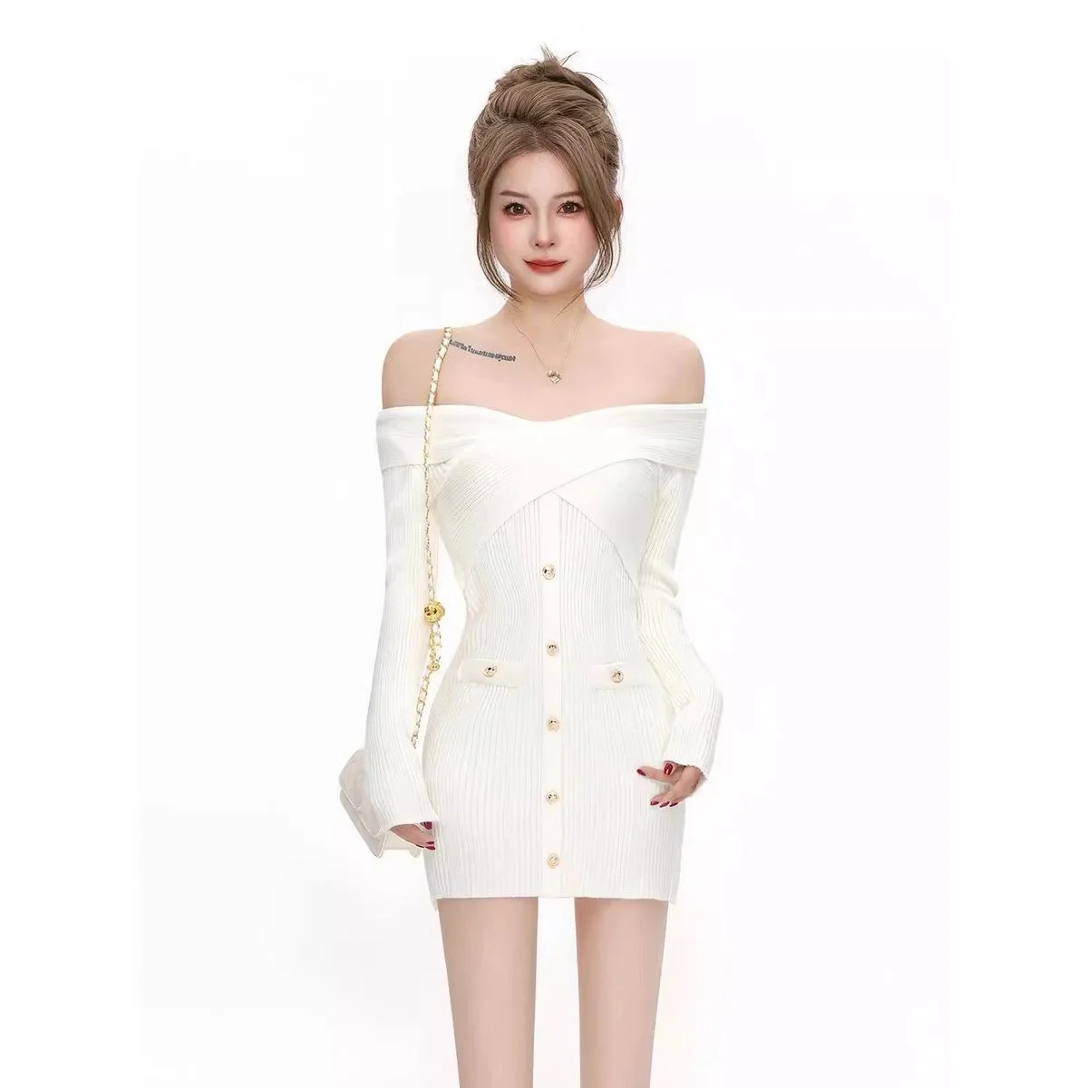 

Knee Length Pullovers Cashmere Sweaters Jumpers Women Warm Irregular Travel Malhas Females Clean O-Neck Ruffle Splicing Harajuku