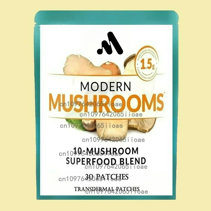

30-пластыри «Грибовидный комплекс» Левская грива, кордицепс, хвост индейки для иммунитета, энергии, настроения, фокуса