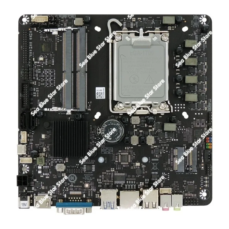 New H610-AIO DDR5 Thin ITX main board 12th generation 13th generation 14th generation CPU all-in-one HTPC main board