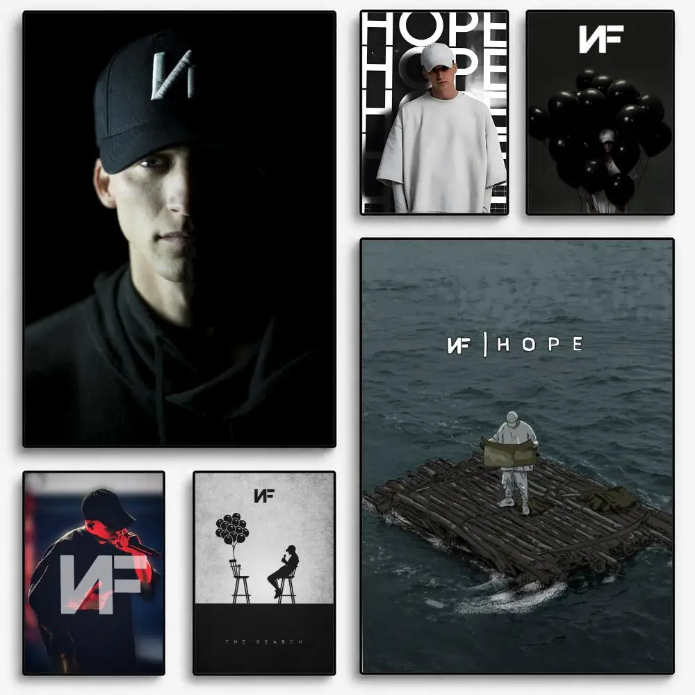 NF Rapper singer Poster Room Home Decoration Interior Wall Art Printing Garage Posters Gift
