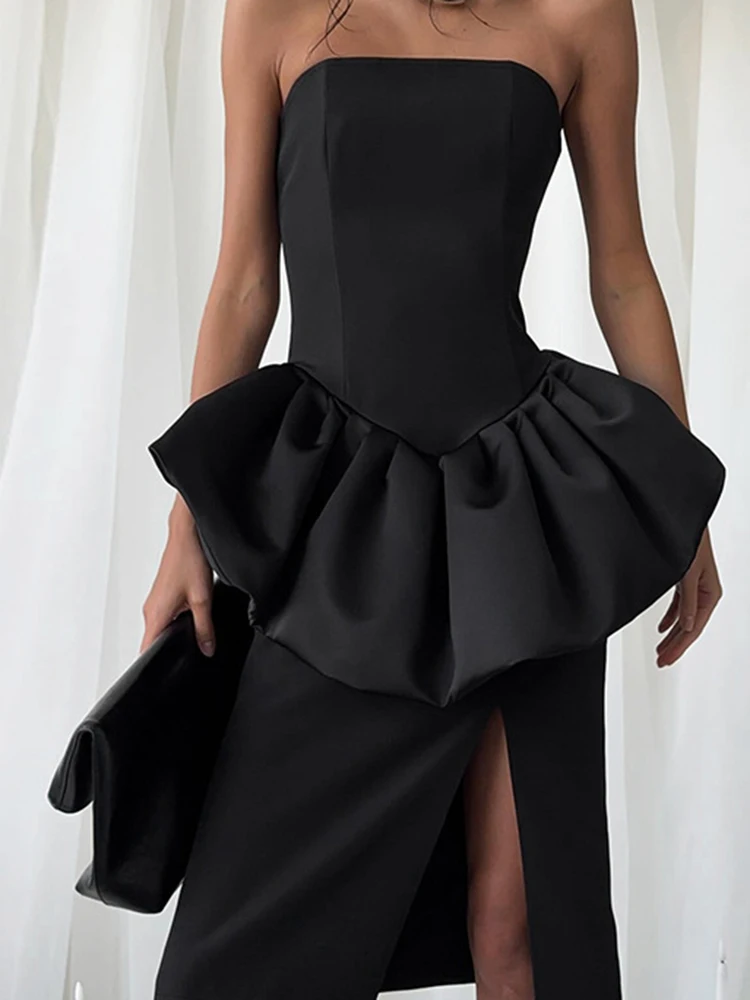 

Сексуальный топ без рукавов, топы и юбки, комплекты элегантных однотонных тонких банкетных нарядов, темпераментные женские комплекты без рукавов для поездок на работу