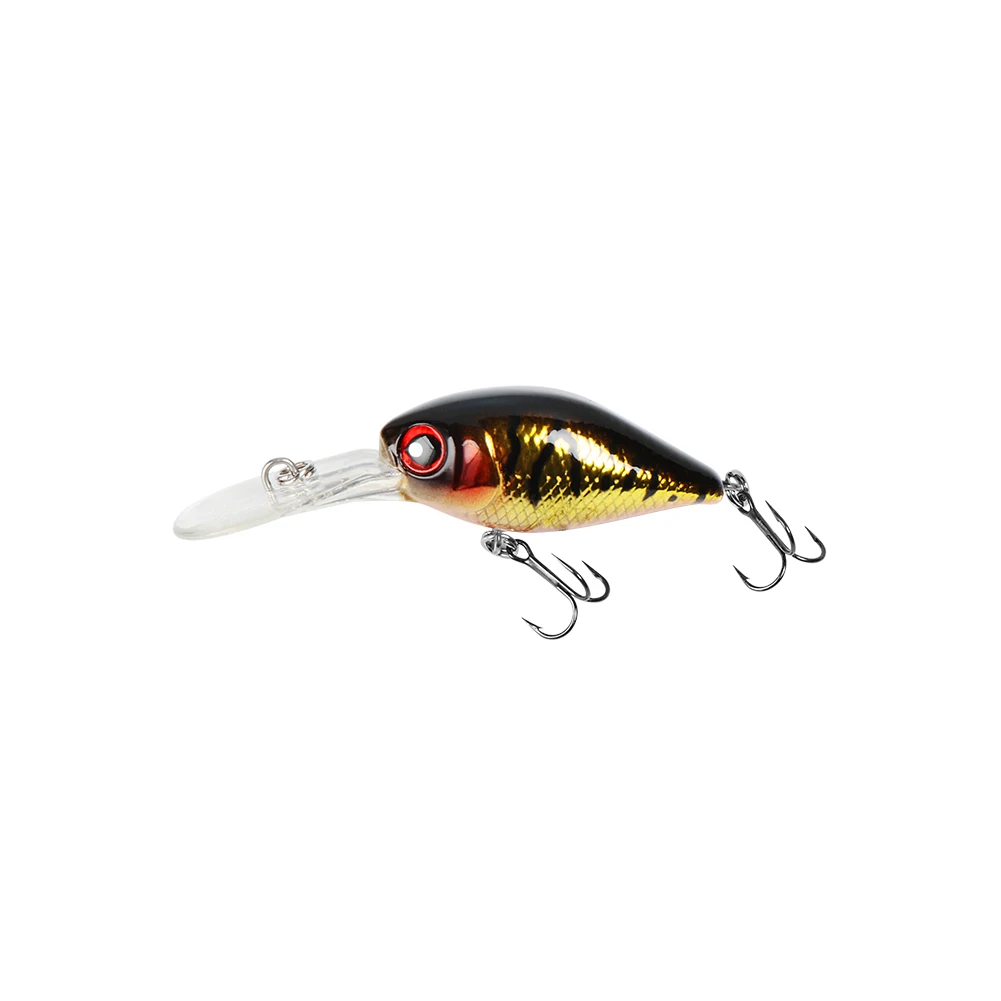 BassLegend Fishing Wobbler, schwimmender Kurbelköder, Tauchen, Chubby Bass, Hechtköder, 38 mm, 4,5 g