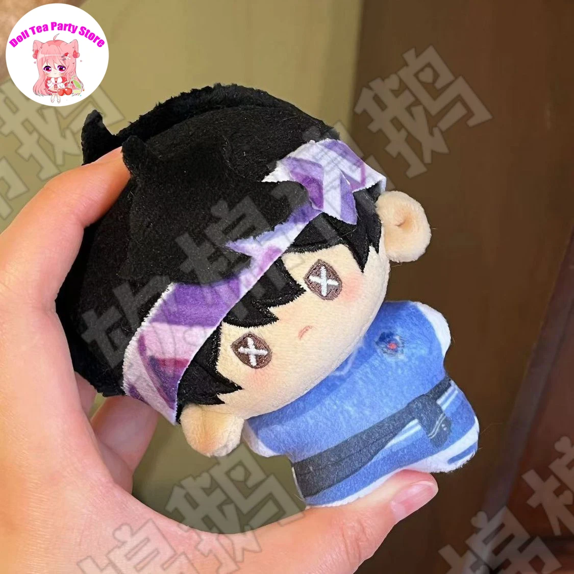 

Ganji Gupta Batter Mini Cotton Doll Game Identity Ⅴ Adorable Print Starfish Body 10CM Pendant Plush Keychain Toys Gift