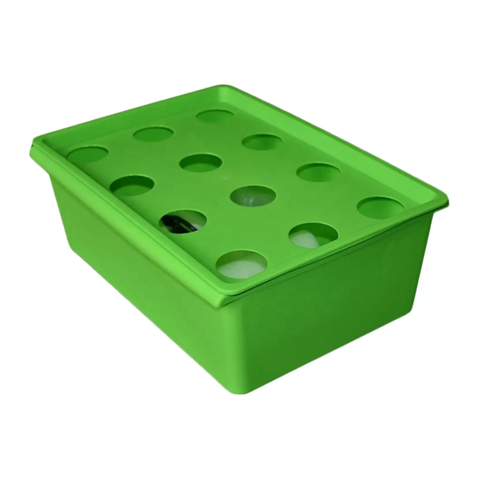 Hydroponic System Growing Box 12 Holes Sturdy Convenient Easy to Use Hydroponic Grow Box for Cultivating Home Vegetables Indoor