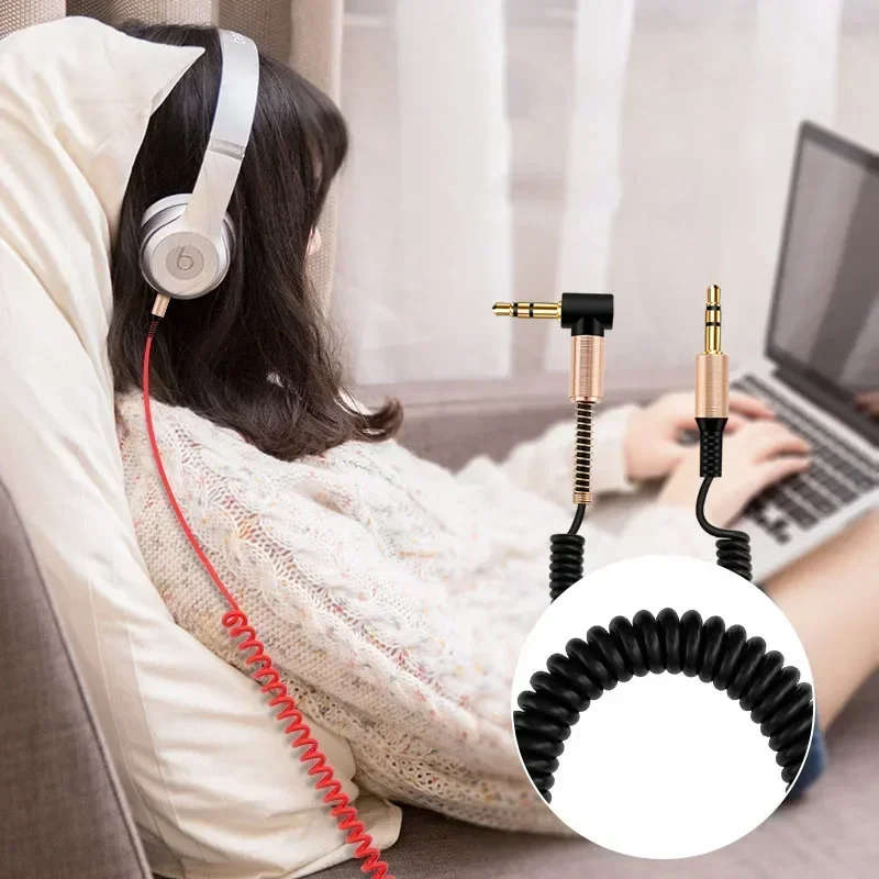 Jack da 3.5mm Jack Audio Cable Jack 3.5 Mm maschio a maschio Audio Aux Cable per Samsung Car Headphone Speaker Wire Line Aux Cord Speaker