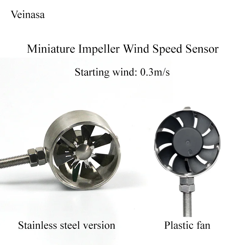 Mini‑Size Impeller‑Type Wind Detecting Sensor, for Wind Velocity & Air Volume Inspection in Wind Turbine Testing Work