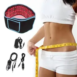 NEW 660nm/850nm Led Red Infrared Light Therapy Belt For Burning Fat Slimming Relieving Pain Full Body Relief Warm Pad