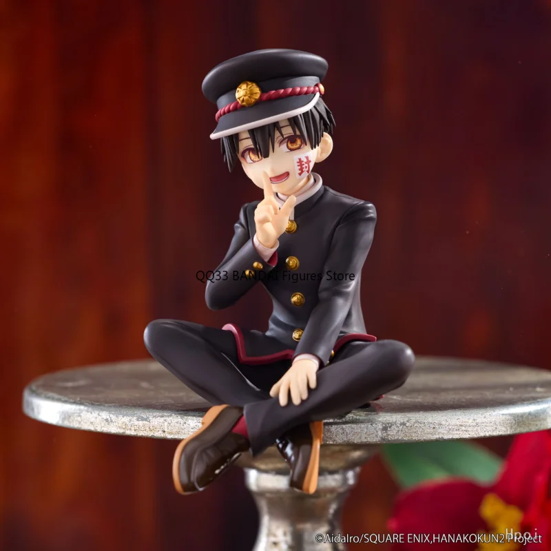 

Original Anime Figure Toilet-bound Hanako-kun Hanako Sitting Posture Noodle Stopper Action Figure Model Desktop Ornaments