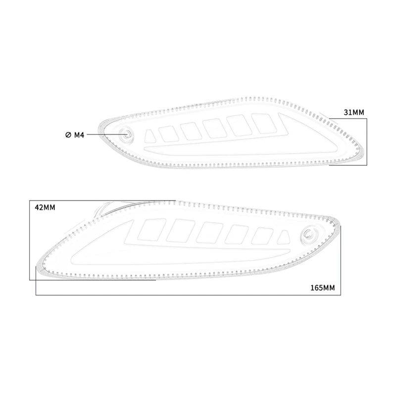 Motorcycle Rear Dynamic Turn Signals Lights LED Brake Lights For Vespa Sprint Primavera 50 125 150 image 6