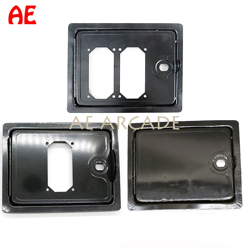 

Indonesia Claw Crane Machine Coin Acceptor Install Door Arcade Black Iron Gate Diy Cabinet Metal Accessories For Vending Machine