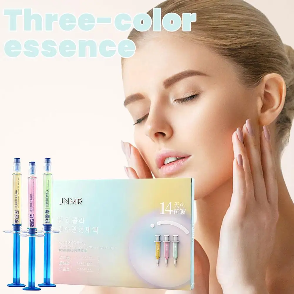 ضوء الماء الأصلي ثلاثي الألوان فرع واحد جوهر السائل تشديد ورفع السلس الوجه الجلد جوهر ترطيب عميق #1