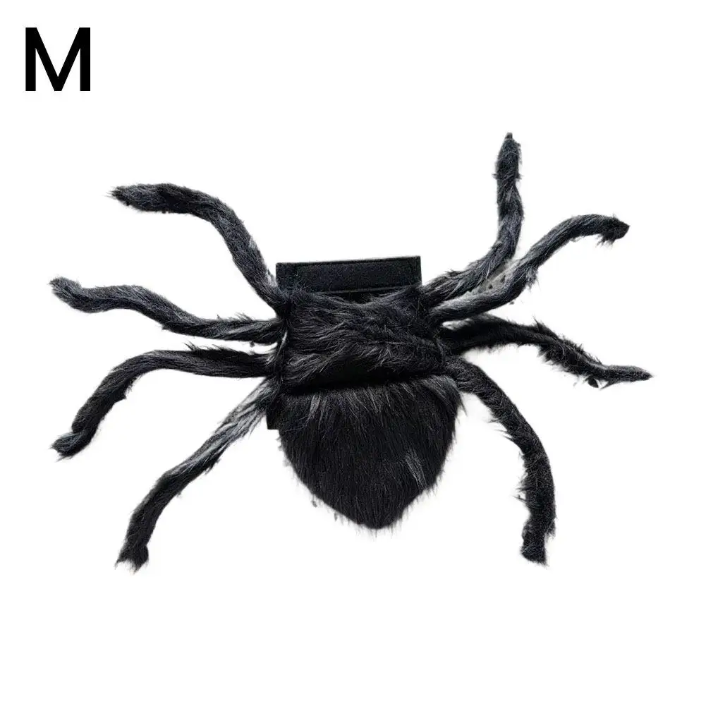 Haustier-Spinnenkostüm für Halloween, realistisches, pelziges Kostüm für Hunde und Katzen, lustiges Party-Outfit, bequeme Passform für kleine und mittelgroße Haustiere. – Detail 2