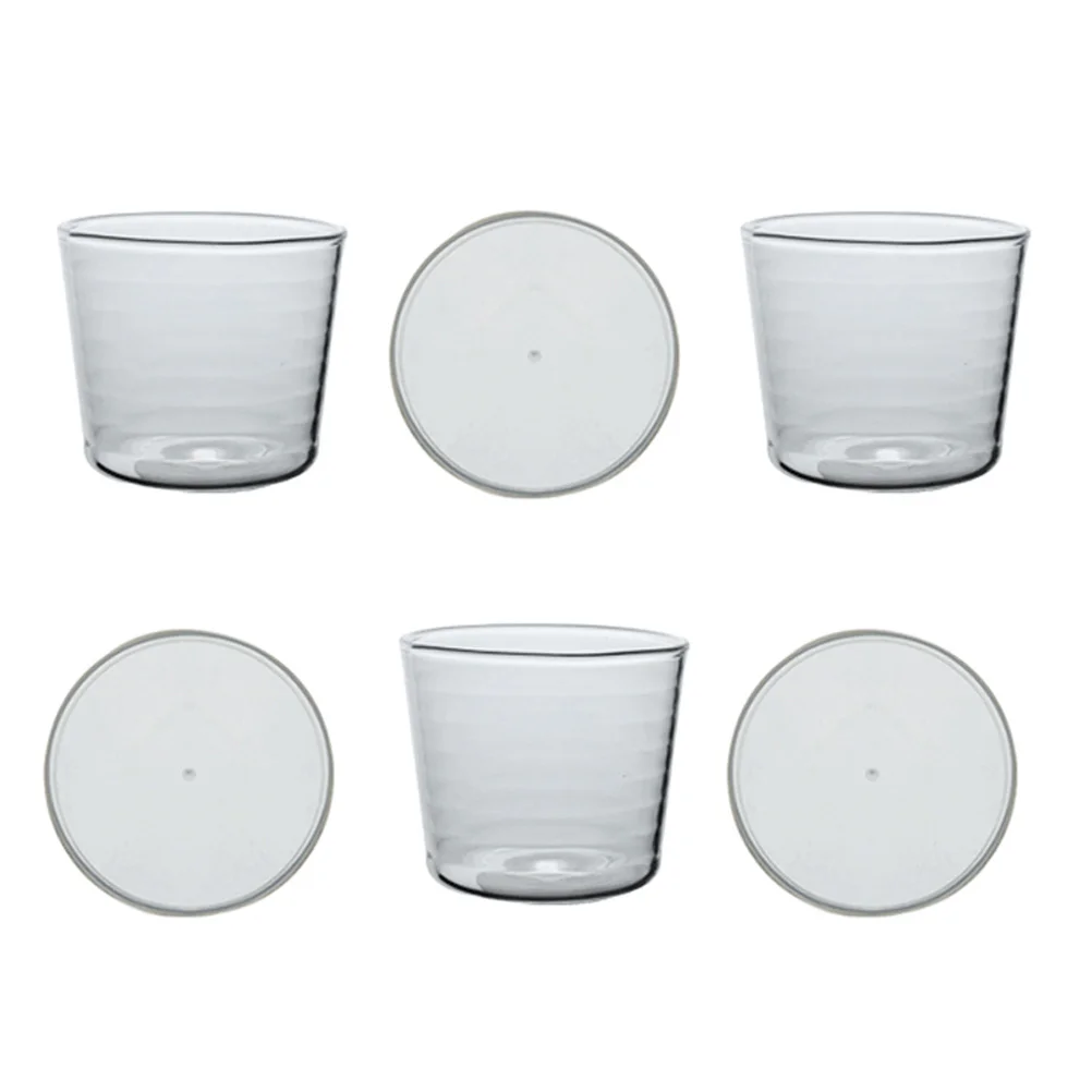 3 قطع من وعاء سلطة الفاكهة، وعاء تقديم زجاجي شفاف لمطعم المنزل، استخدم حافة ناعمة، حاوية تخزين الطعام سهلة التنظيف #6