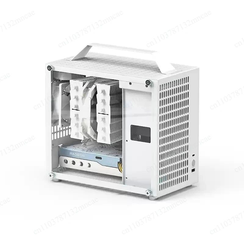 U35 chassis ITX portable side through desktop computer sfx power supply mini small all-aluminum chassis non-C24