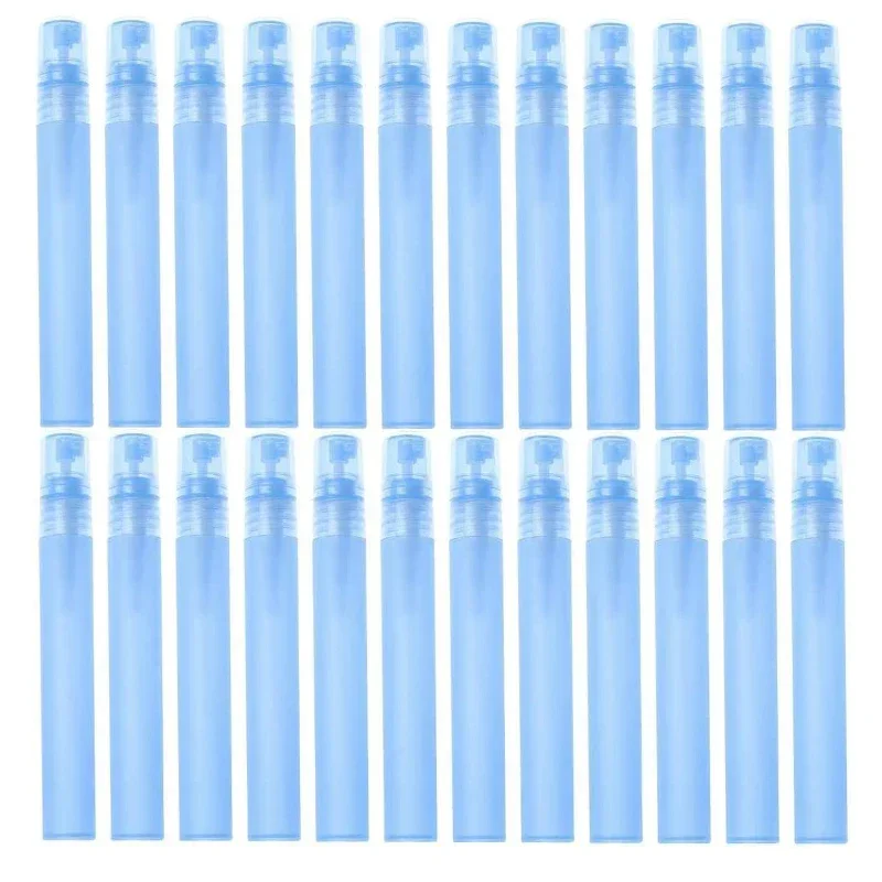 50Pcs Empty Refillable Frosted Plastic Sprayer Bottles Fine Mist Spray Multiple Colors Travel Portable Perfume Spray Containers