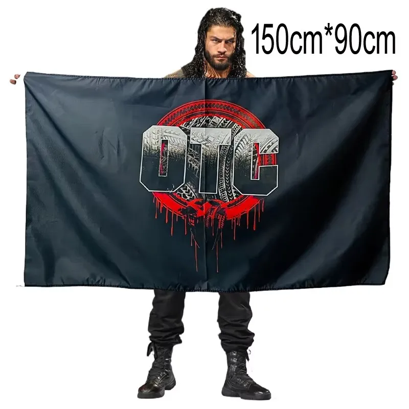 Roman Reigns OTC Logo Flag 3 x 5 One-Sided Deluxe Personalized Flag 150cm*90cm Stone Cold Steve Austin 3:16