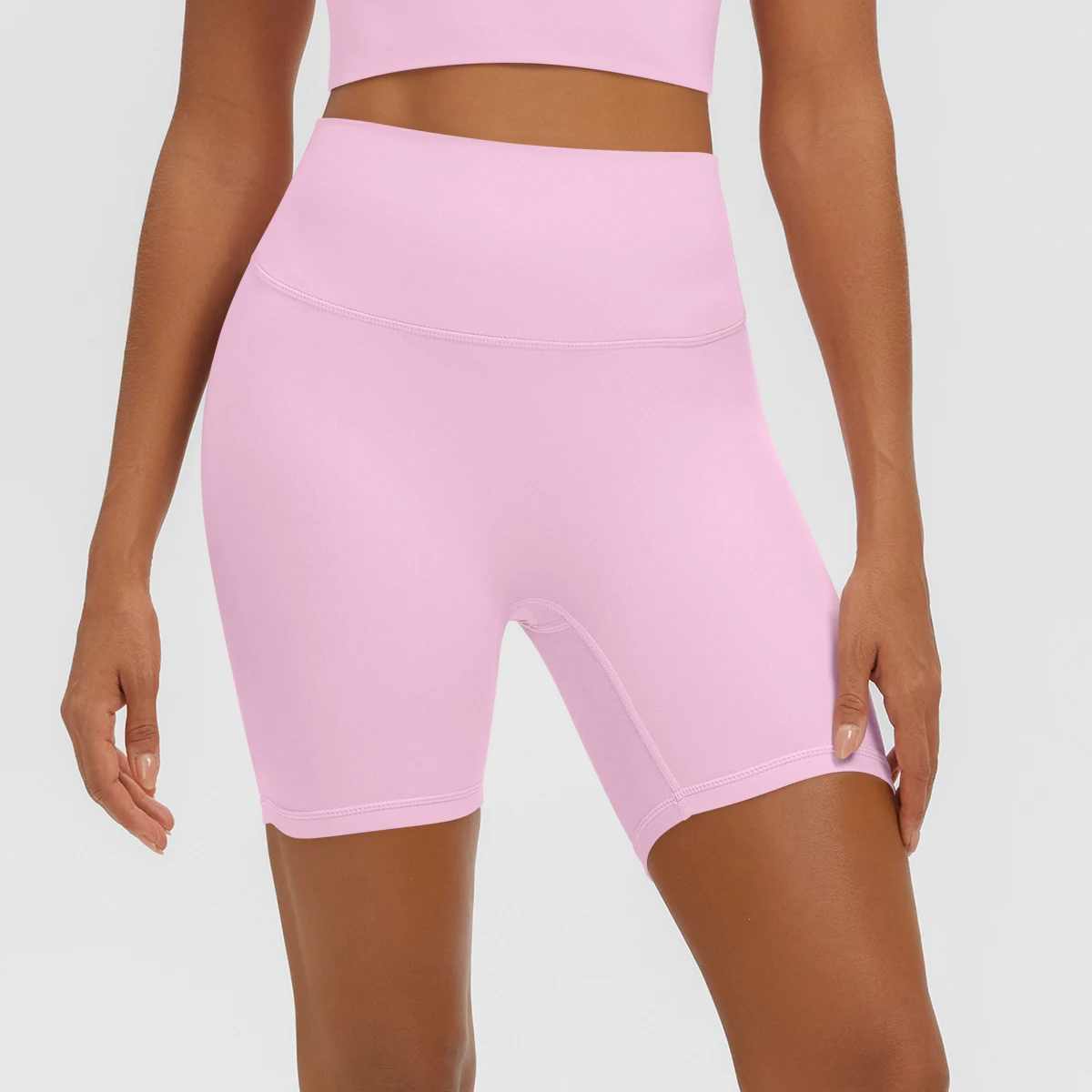 Damen Fitness Yoga Shorts Atmungsaktive Hüftformende Schnelltrocknende Sportshorts Sommer Gym Laufshorts mit Push-Up-Effekt für Frauen – Detail 39