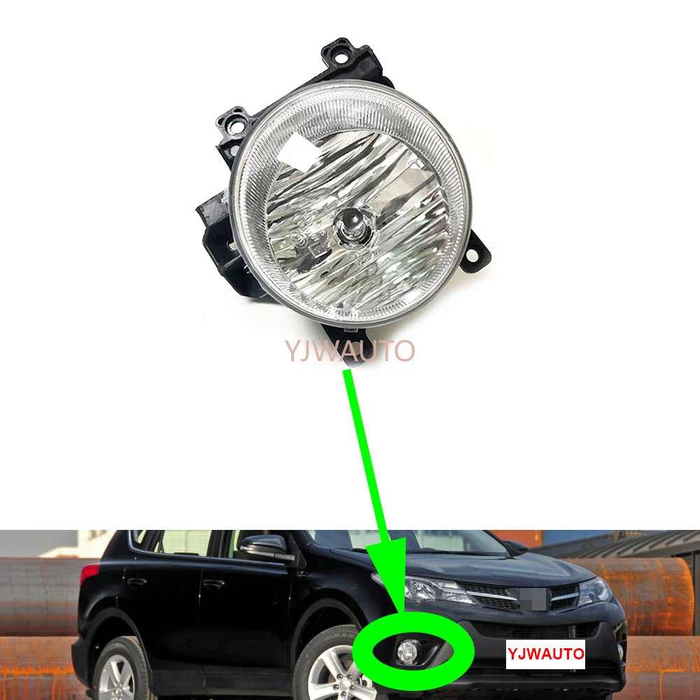 

Противотуманные фары для Toyota Rav4 2013 ~ 2015, противотуманные фары в сборе, замена автомобильной передней решетки бампера, сигнальная лампа