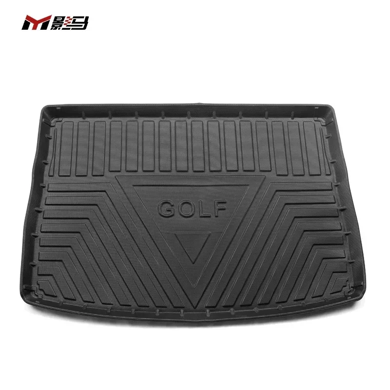 Car Trunk Mat TPE Interior Accessories Rear Cargo Boot Liner Cover Carpet Protective Pads For VW golf8 mk8 GTI R-Line 2021 2022