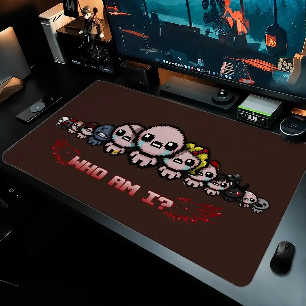 Many Picture Gaming The Binding Of Isaac Mouse Pad Anti-Slip Rubber Base Extended Desk Mat For Gamer Office Computer Accessories