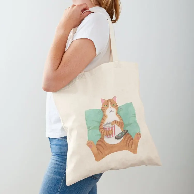 

The catflix Tote Bag university shopper bag hand bag Canvas for women free delivery bags