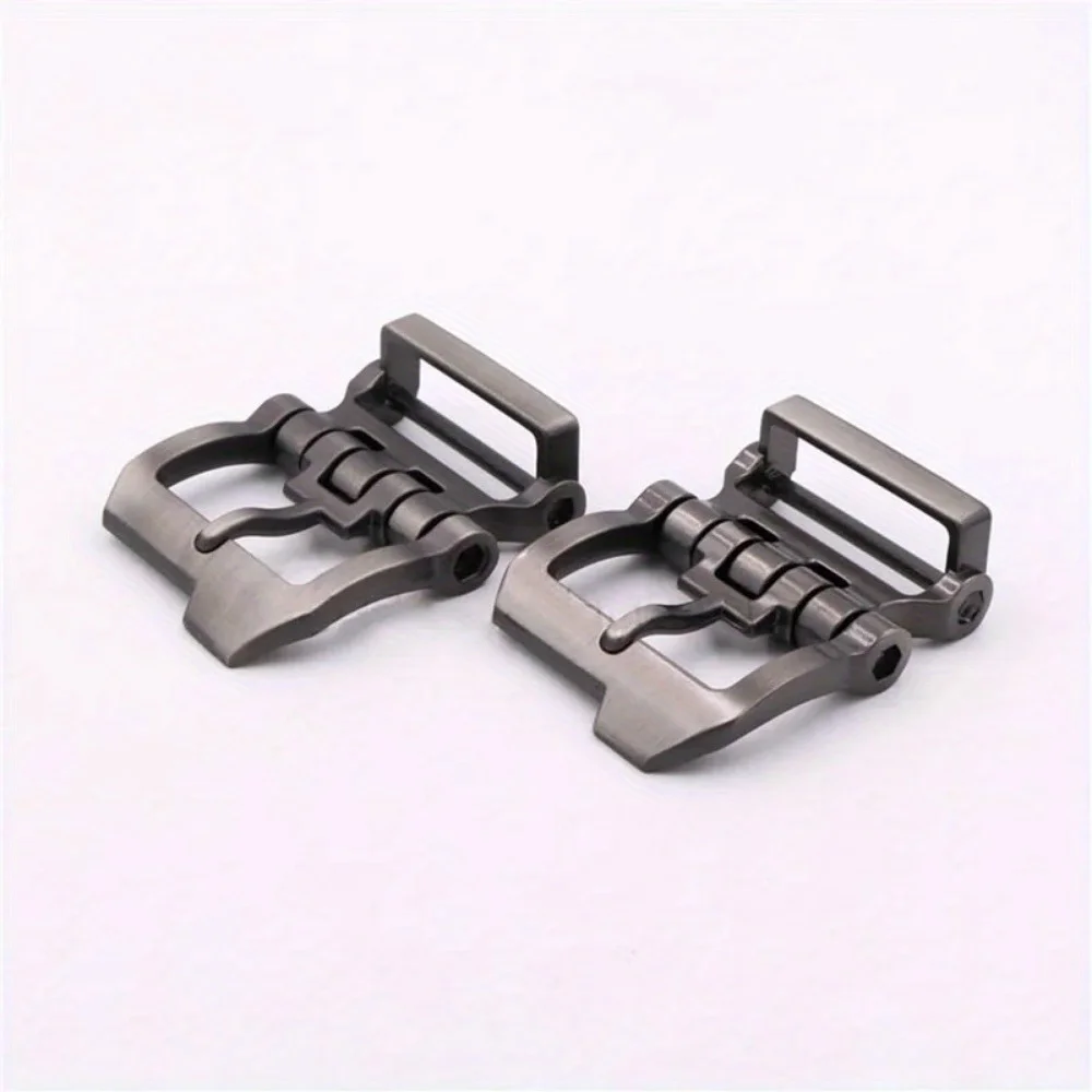 Hebilla de cinturón táctico artesanal de cuero para hombre, accesorios de cinturón, 40mm de ancho interior, bricolaje, 1 ud.