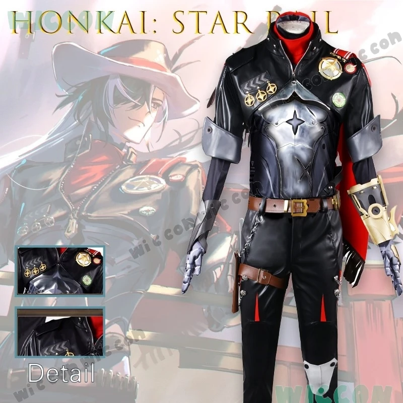

Honkai Star Rail Boothill Galactic Rambler Косплей Костюм Полный комплект Официальный игровой персонаж Экипировка Точный дизайн для аниме Con